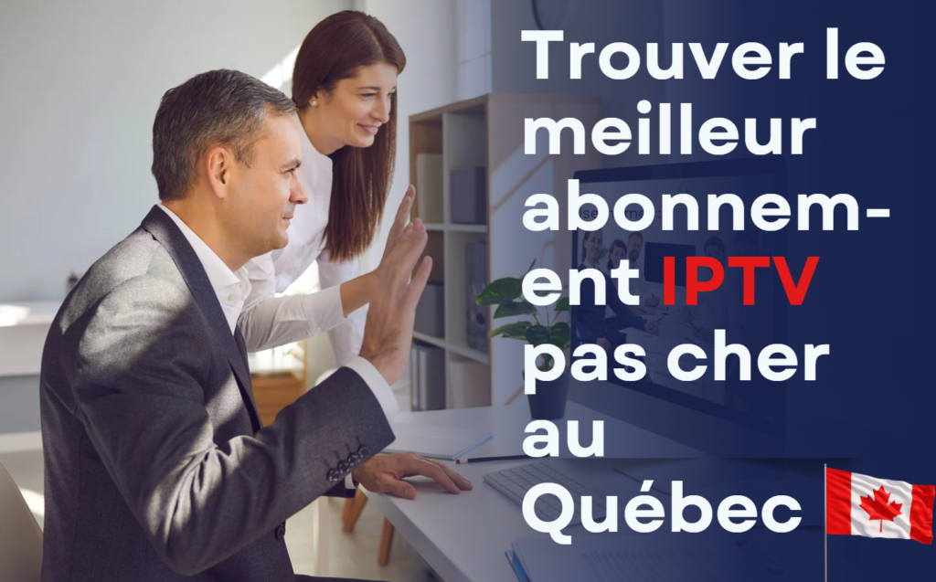 deux personnes partlent sur le meilleur abonnement IPTV pas cher au Québec