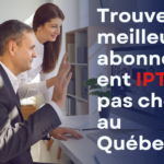 deux personnes partlent sur le meilleur abonnement IPTV pas cher au Québec